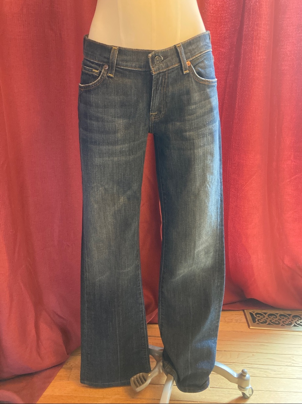 7 for all mankind jeans, size 29, bootcut
